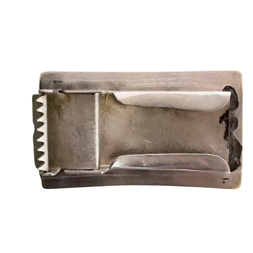 USS Louisville SSN-724 STS2(SS)‎ Davis Belt Buckle Gold & Silver Tone Sub Navy